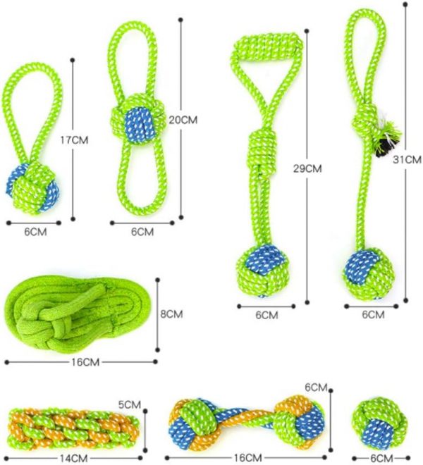 Indestructible Cotton Rope Dog Chew Toys