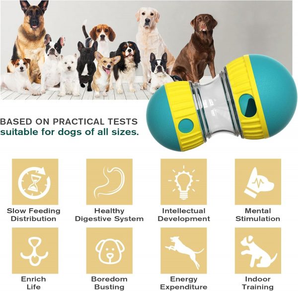 Interactive Dog Treat Dispenser and Puzzle Toys
