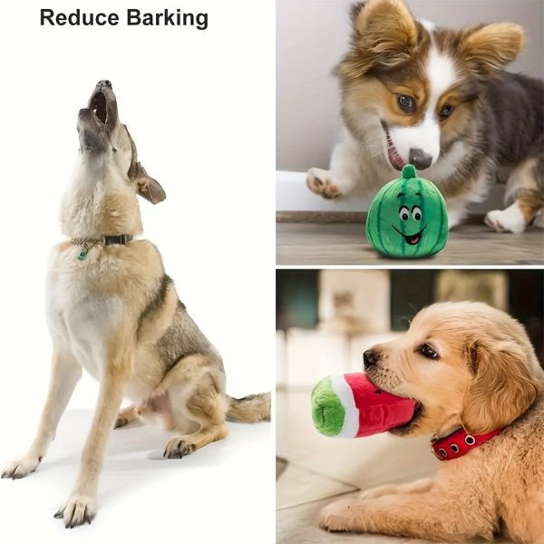 12-Piece Squeaky Plush Dog Toys Set