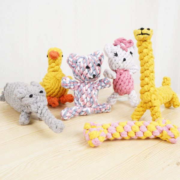 Braided Cotton Rope Dog Toys