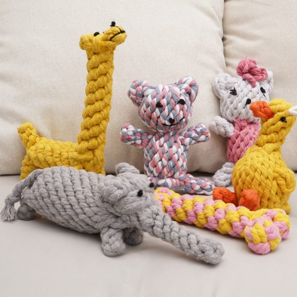Braided Cotton Rope Dog Toys