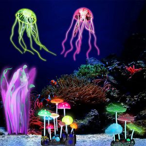 Glowing Fish Tank Decorations