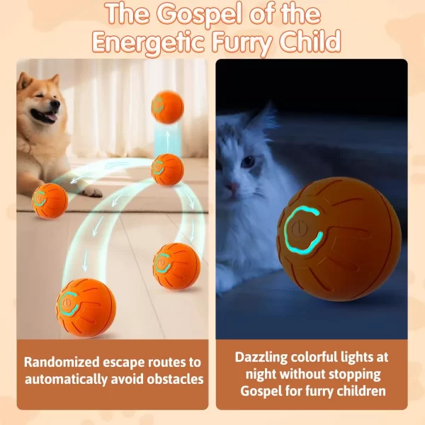 Smart Moving Rolling Ball Toy