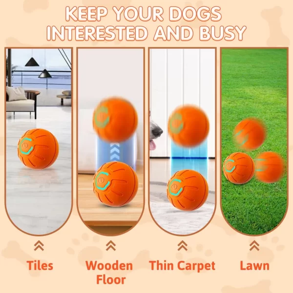 Smart Moving Rolling Ball Toy