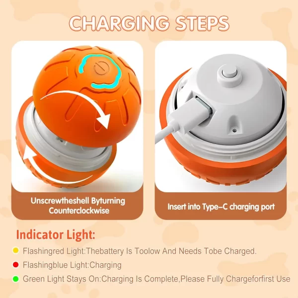 Smart Moving Rolling Ball Toy