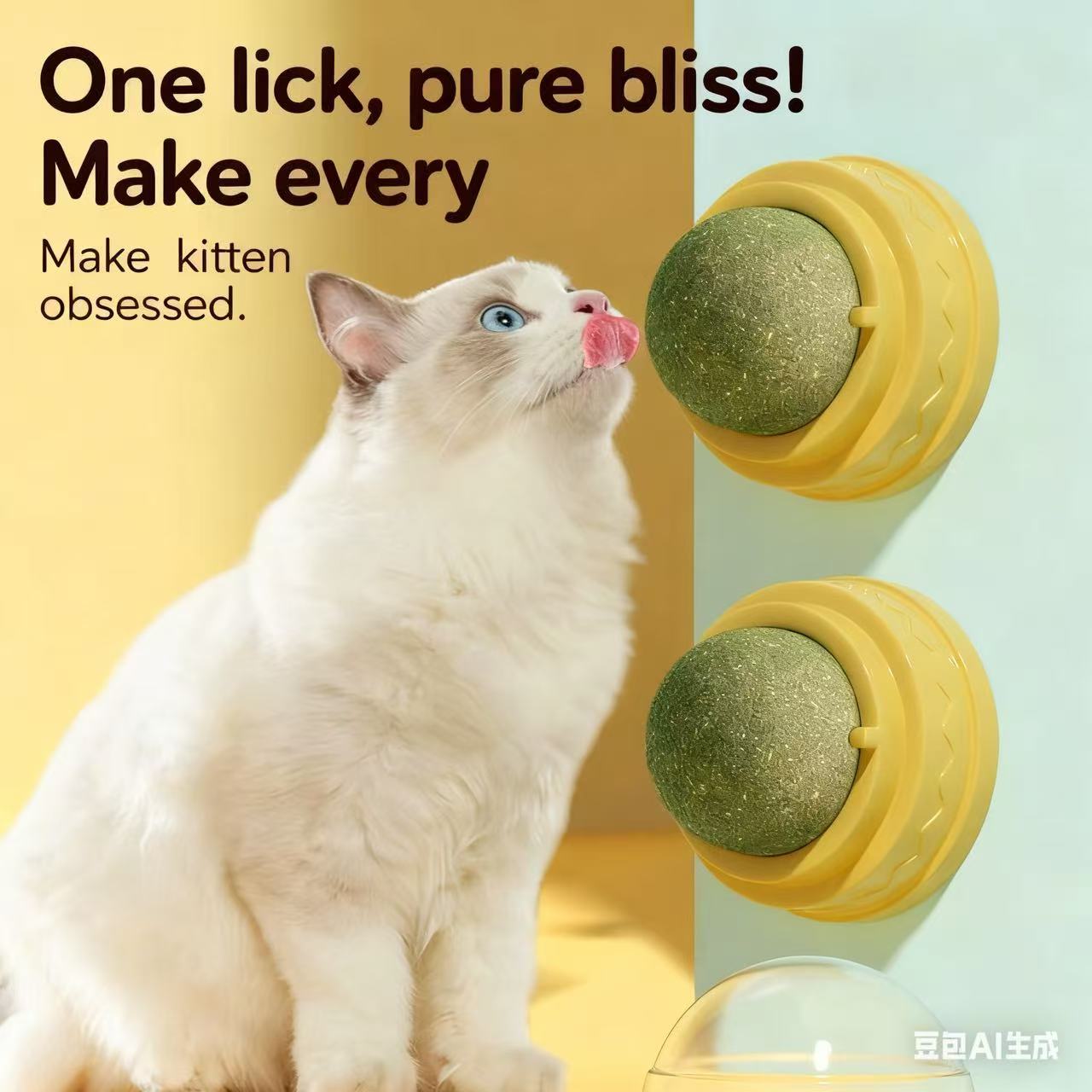 Catnip Ball Cat Toy - The Ultimate Obsession for Felines!